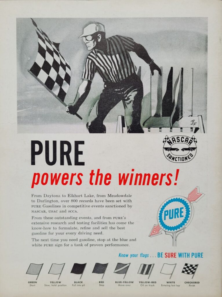 1960 NASCAR Daytona Firecracker 250 Program Back Cover