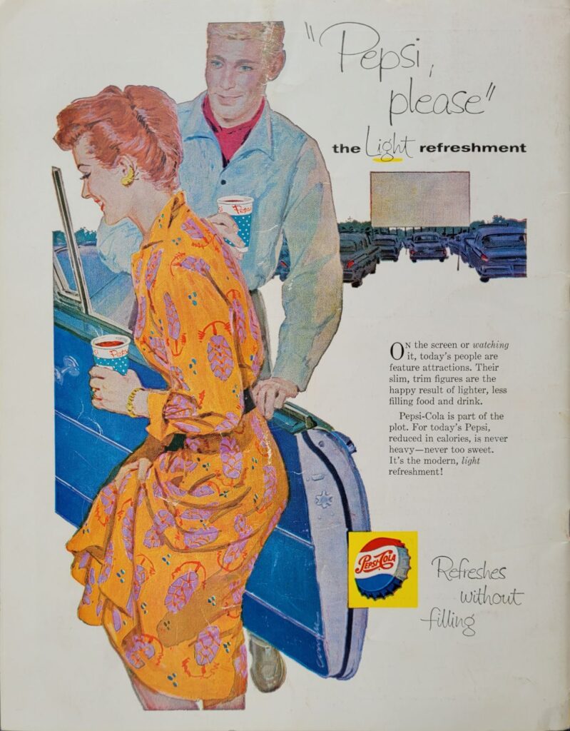 1960 NASCAR Virginia 500 Program Back Cover