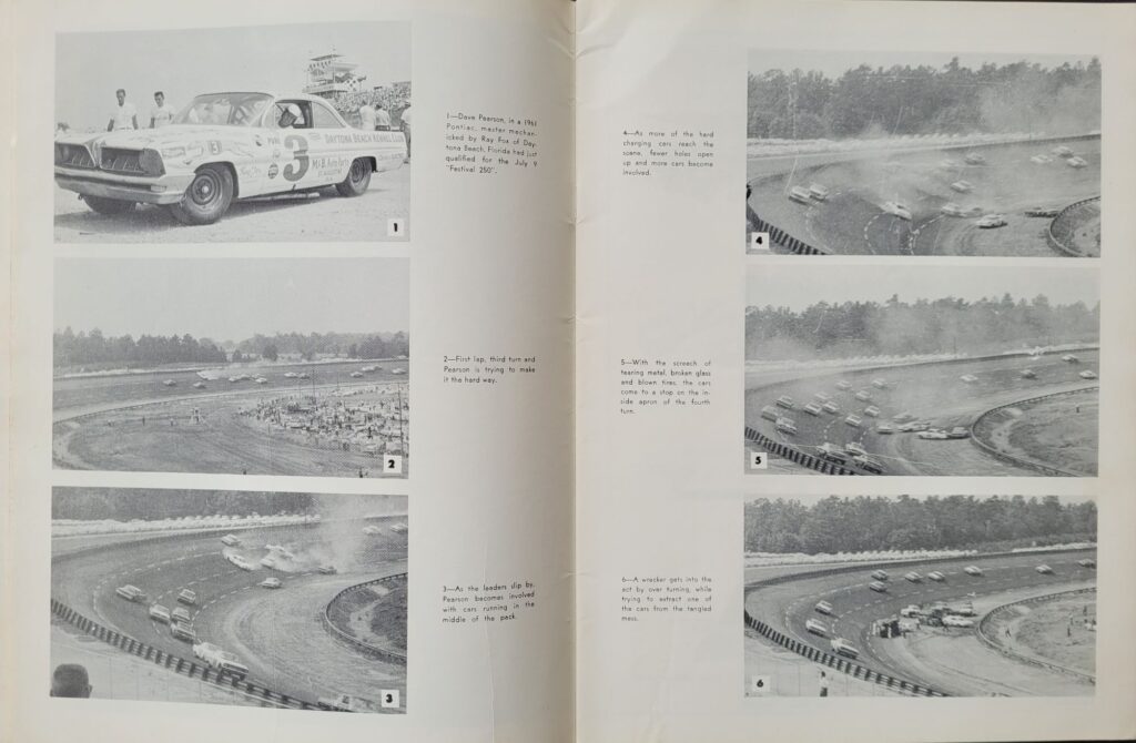 1961 NASCAR Atlanta Dixie 400 Program Previous Race Highlights