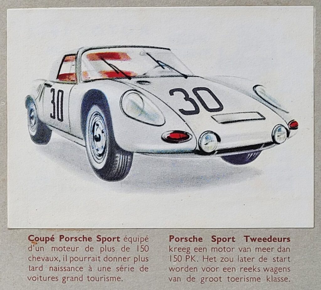 1962 Jacques Superchocolat Autos 1962 
Coupe Porsche Sport