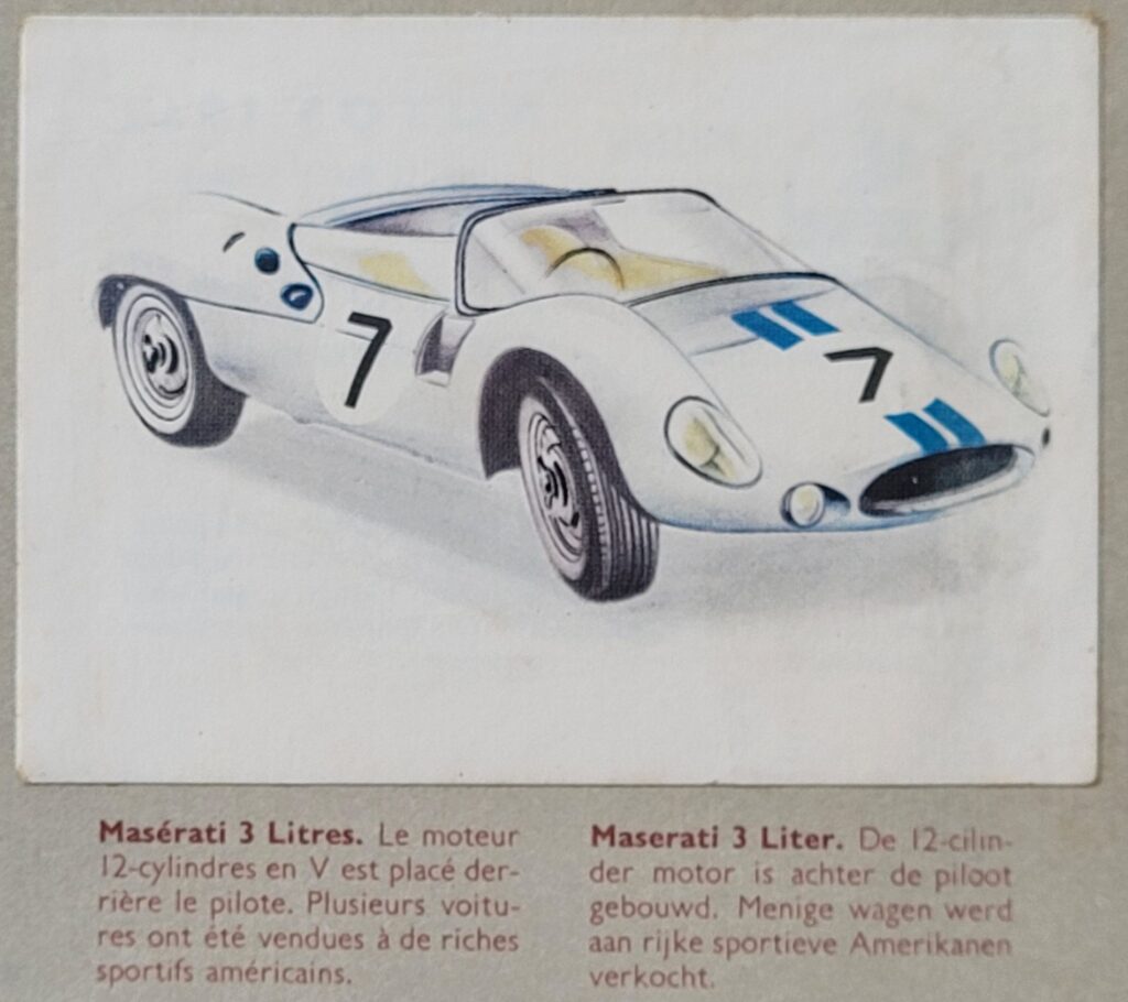 1962 Jacques Superchocolat Autos 1962 
Maserati 3 Litres