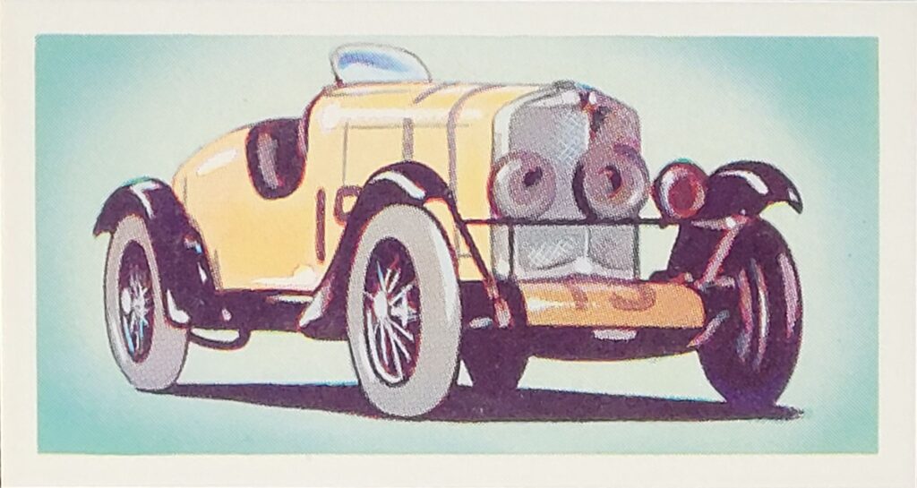 1965 Amaran Tea (UK) Veteran Racing Cars Card #17 Talbot 1930