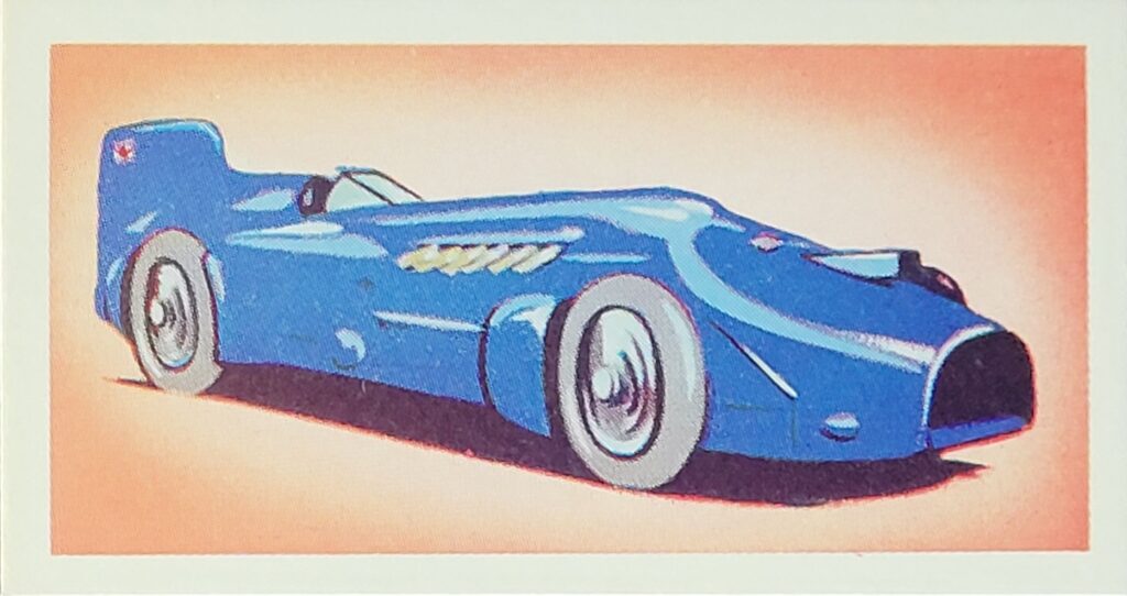 1965 Amaran Tea (UK) Veteran Racing Cars Card #20 Bluebird