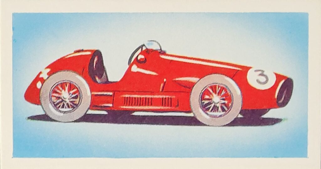 1965 Amaran Tea (UK) Veteran Racing Cars Card #24 Ferrari