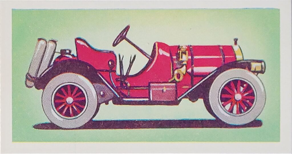 1965 Amaran Tea (UK) Veteran Racing Cars Card #4 Chadwick