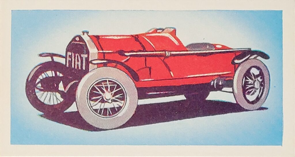 1965 Amaran Tea (UK) Veteran Racing Cars Card #5 Fiat