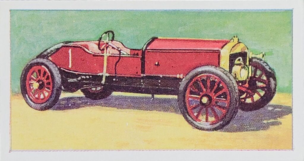 1965 Barratt (UK) "Cars of the World" 
Card #13 1908 Austin 100 h.p.
