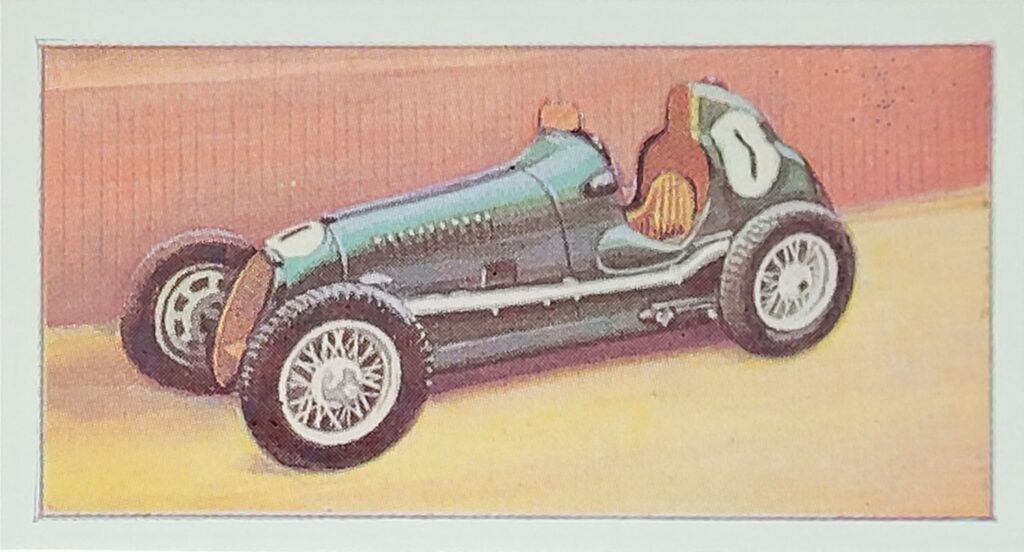 1965 Barratt (UK) "Cars of the World" 
Card #35 1936 Austin 750 c.c.
