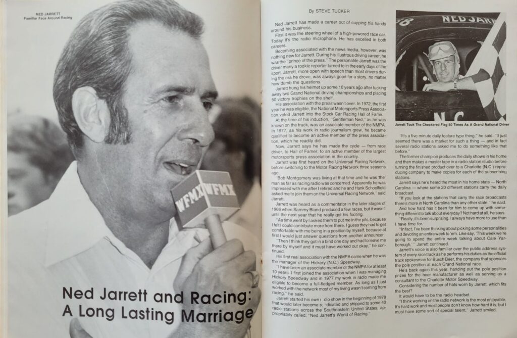 1979 NASCAR Bristol Southeastern 500 Program Ned Jarrett