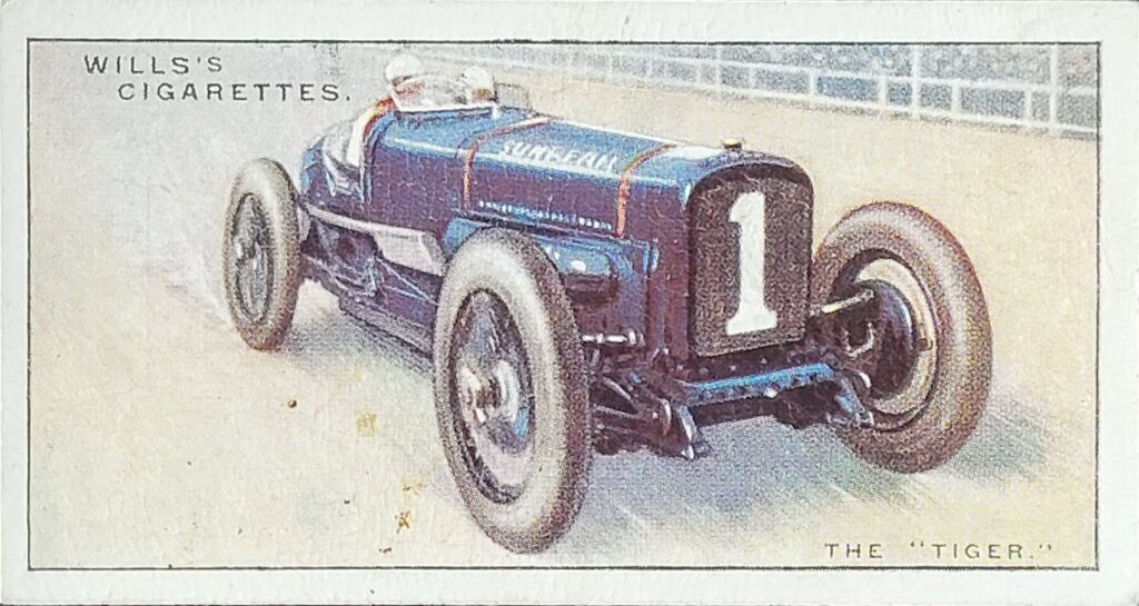 1930 W.D. & H.O. Wills (UK) "Speed" - Card #28 The "Tiger"