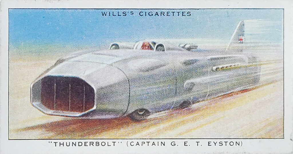 1938 W.D. & H.O. Wills "Speed" 
Card #15 Thunderbolt 
