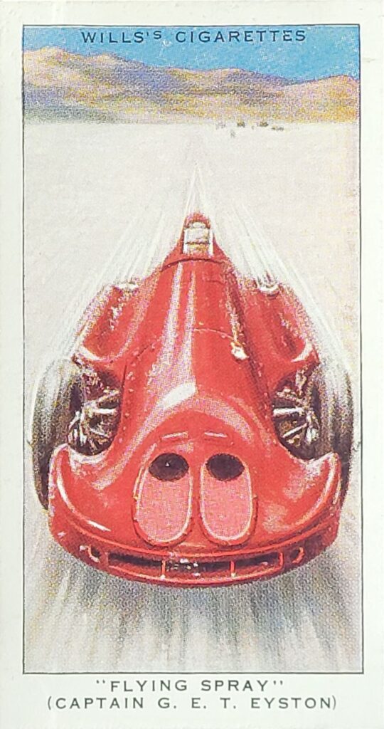 1938 W.D. & H.O. Wills "Speed" - Card #16 
"Flying Spray"