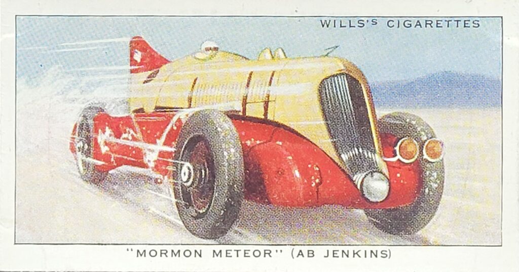 1938 W.D. & H.O. Wills "Speed" 
Card #18 Mormon Meteor 