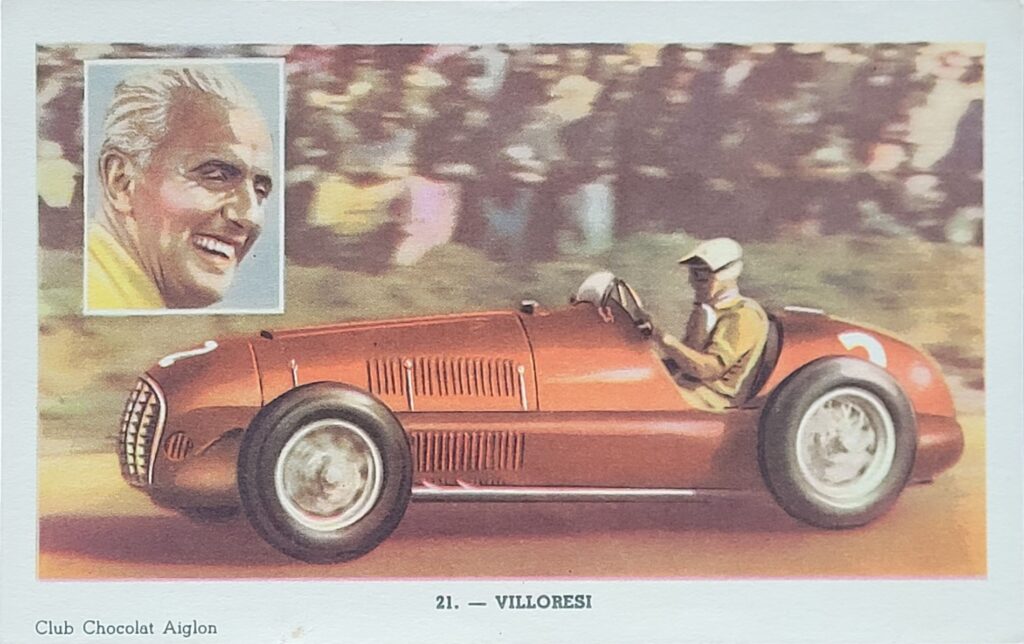 1952 Chocolat D'Aiglon 
"Champions Du Chocolat"
 Villoresi Card #21 