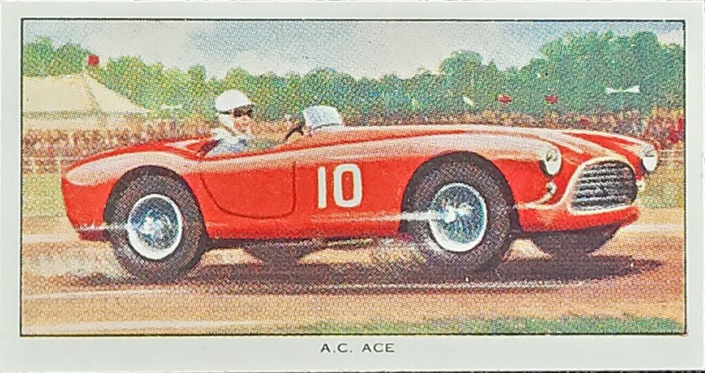 1957 British Automatic "Racing and Sports Cars" #13 A.C. Ace