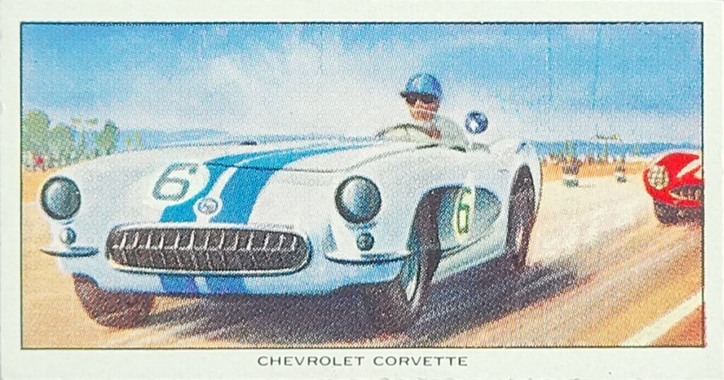1957 British Automatic "Racing and Sports Cars" #17 Chevrolet Corvette
