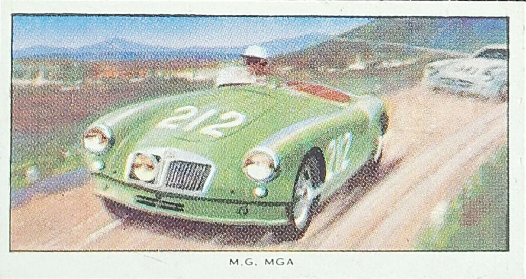 1957 British Automatic "Racing and Sports Cars"
#22 M.G. MGA