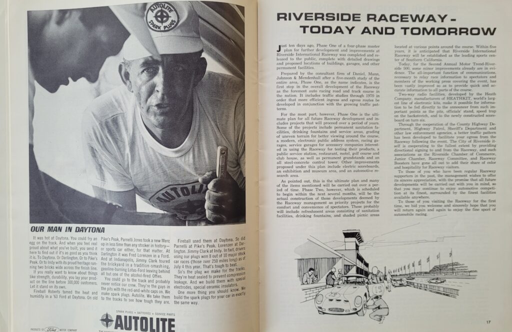 1964 NASCAR Riverside Motor Trend 500 Program - Riverside Today and Tomorrow