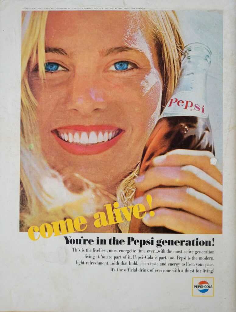 1965 NASCAR Atlanta Dixie 400 Program Back Cover