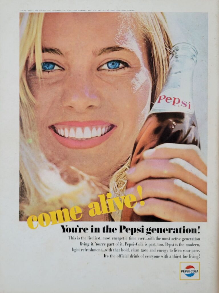 1965 NASCAR Daytona 500 Program 
Back Cover