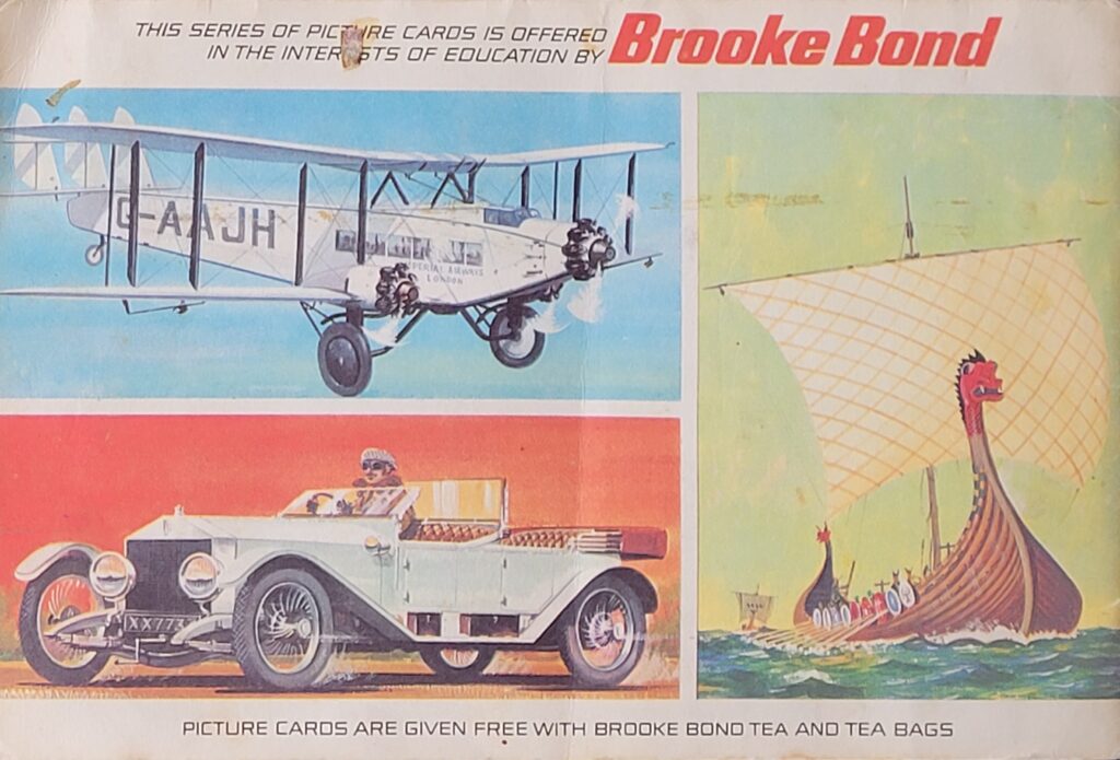 1966 Brooke Bond Tea "Transport Through the Ages" - Album Back