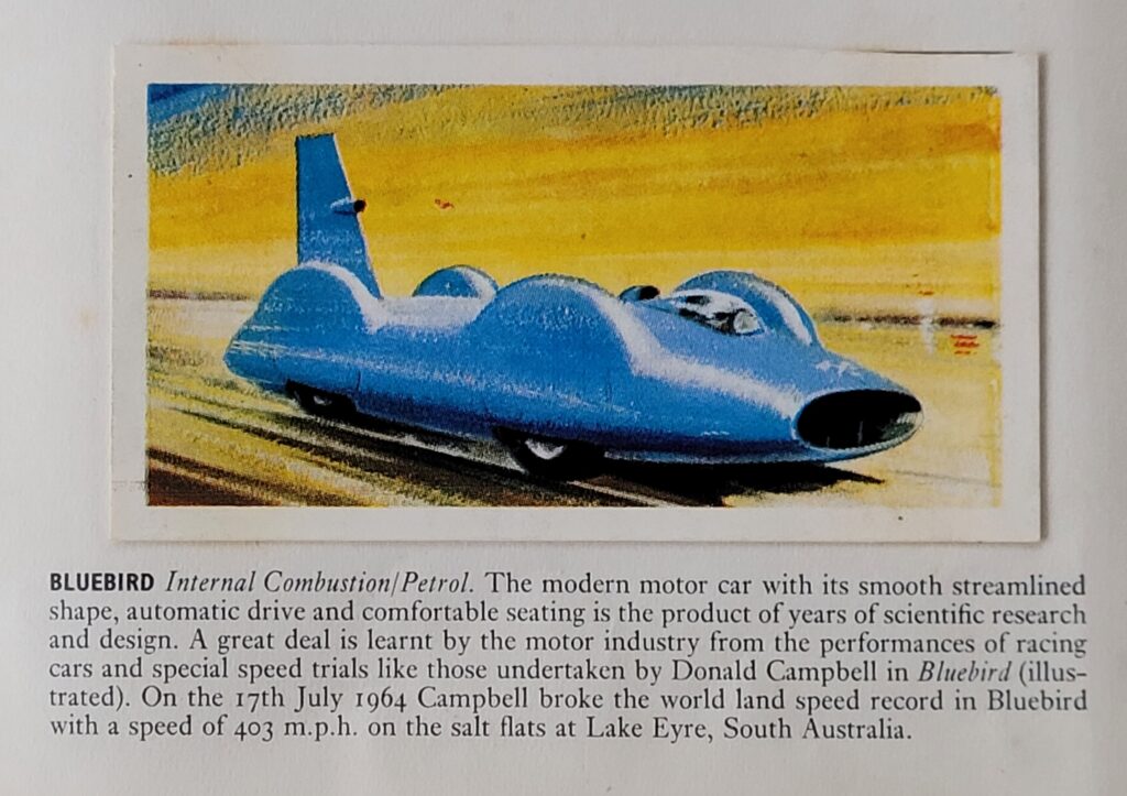 1966 Brooke Bond Tea
"Transport Through the Ages" - Bluebird
