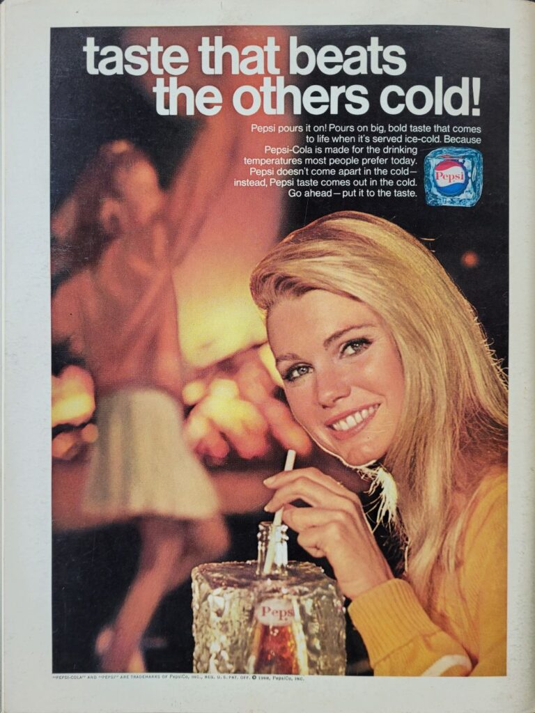 1968 NASCAR Martinsville Virginia 500 Program Back Cover