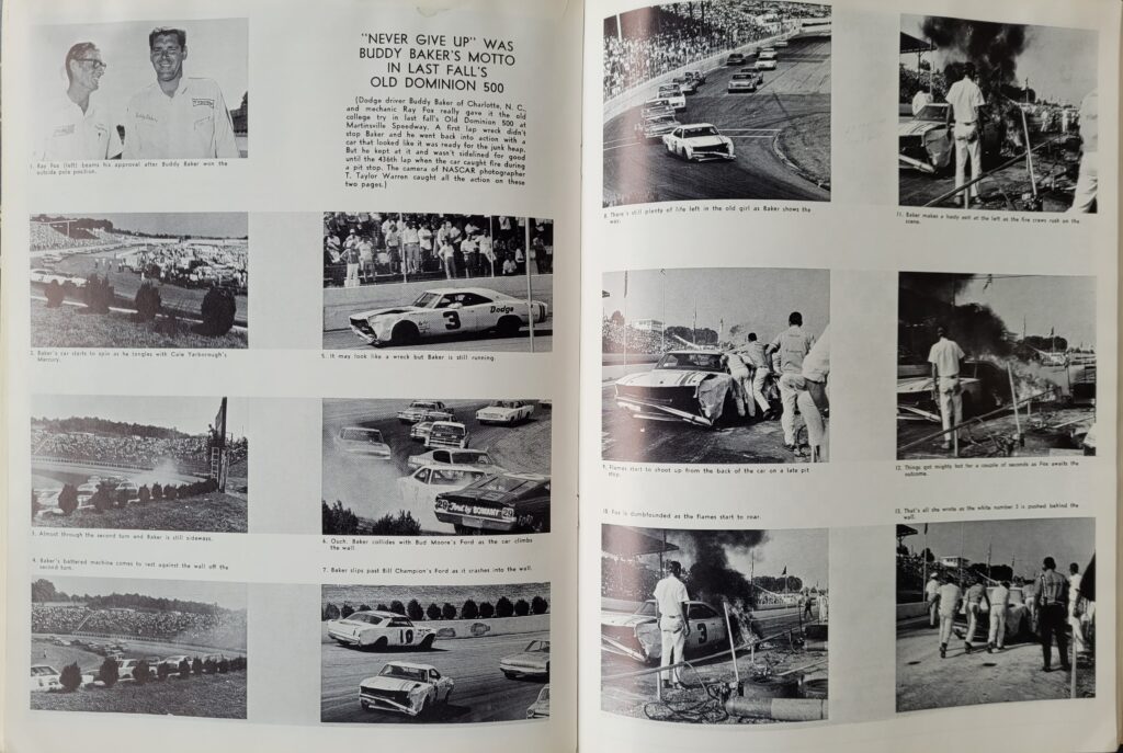 1969 NASCAR Martinsville Virginia 500 Program - Old Dominion 500 Photos
