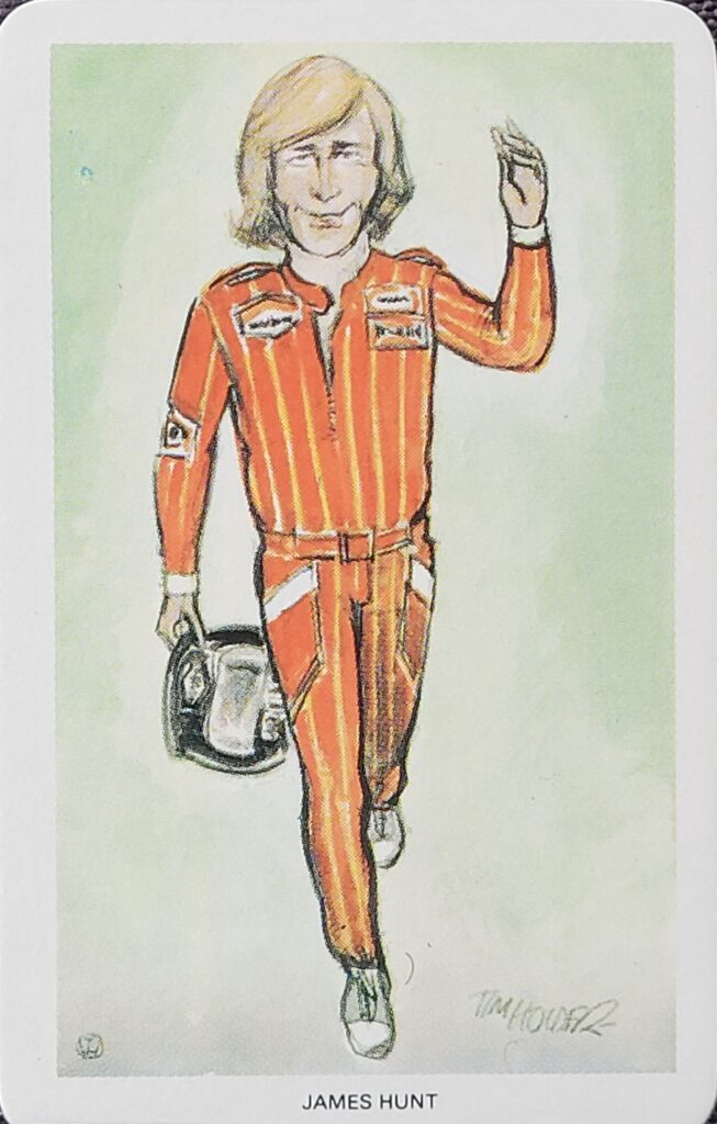 1979 Venorlandus 
"Our Heroes World of Sport" 
Card #5 James Hunt