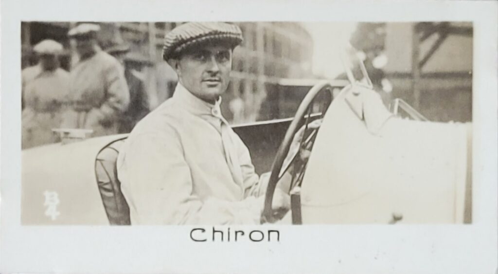 1932 La Pie Qui Chante 
Louis Chiron 
Card #B4