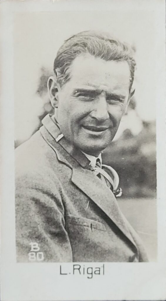 1932 La Pie Qui Chante Louis Rigal 
Card #B80 