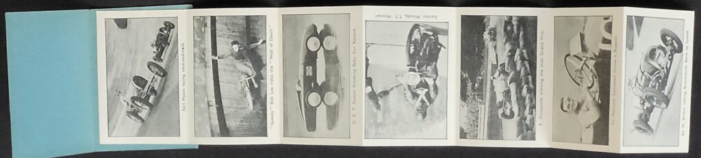 1935 Amalgamated Press (UK) Speed Demons of Board and Track Booklet Contents