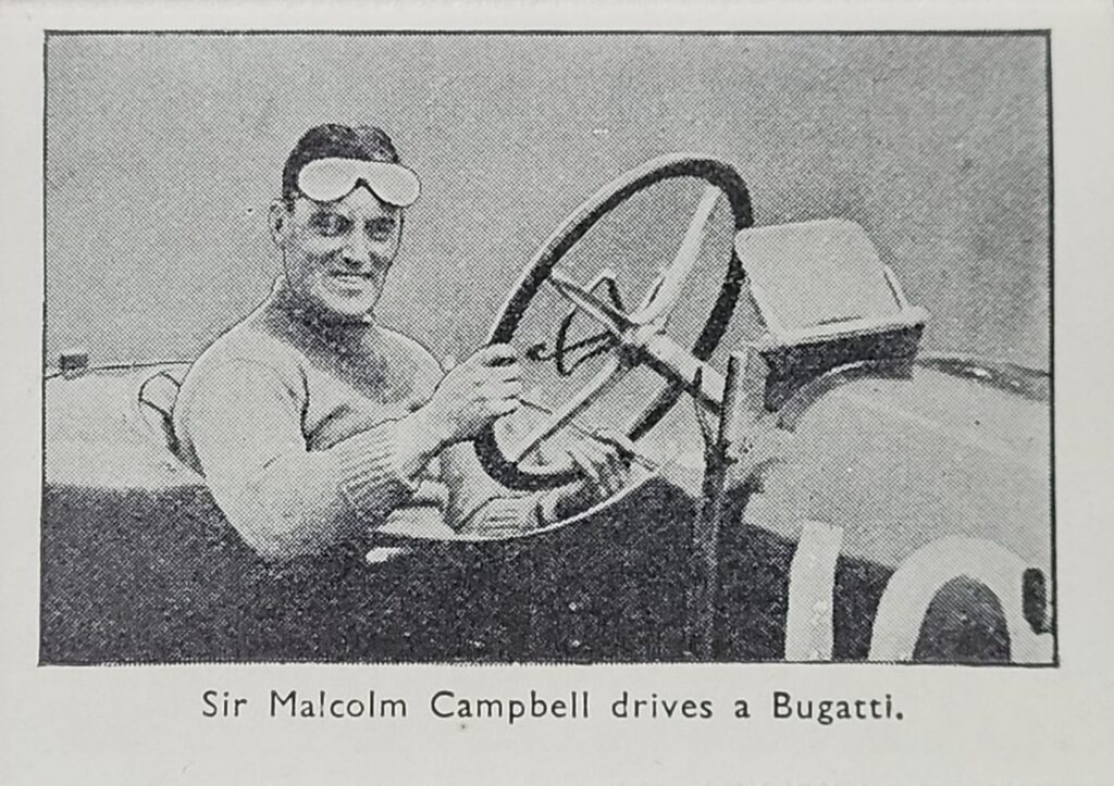 1935 Amalgamated Press (UK) Speed Demons of Board and Track Booklet - Sir Malcolm Campbell