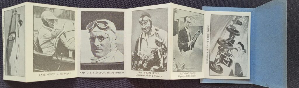1936 Amalgamated Press (UK) Ace Drivers of the Motor Track Opened Booklet