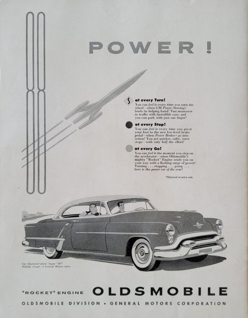 1953 NASCAR Grand National Palmetto (Columbia) Speedway Program Back Cover