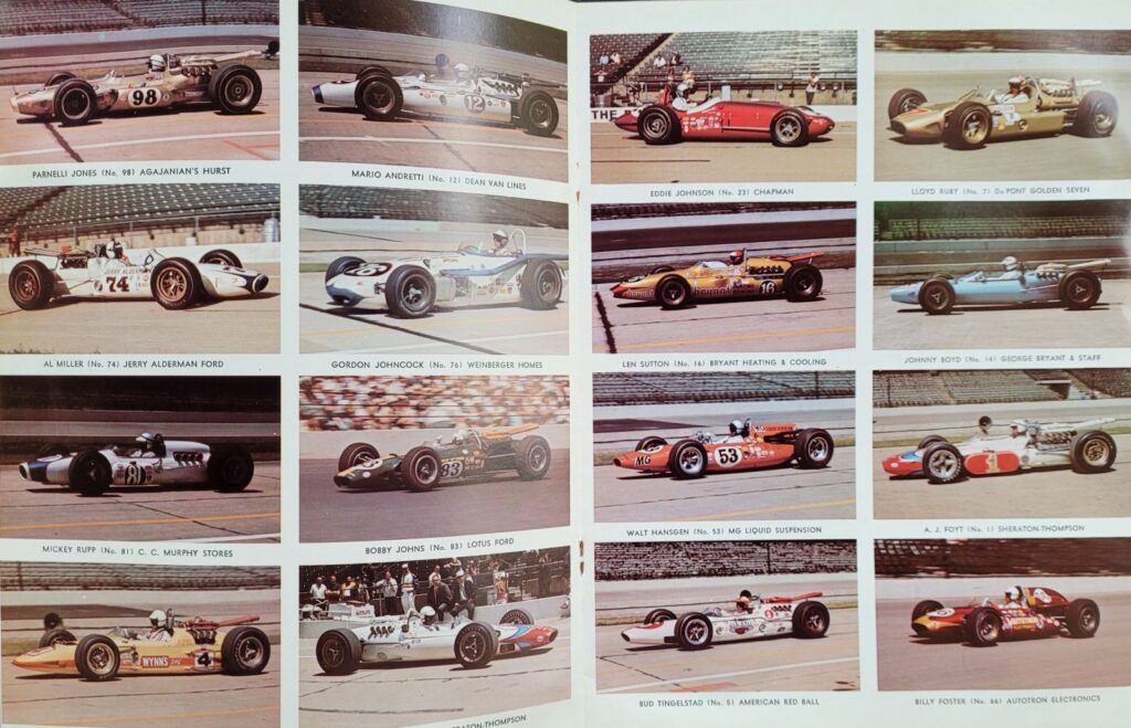 1965 USAC Phoenix Bobby Ball 200 Program - Color Photos