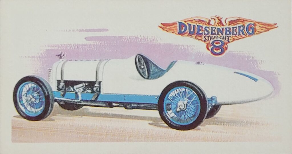 1968 Brooke Bond Tea 
"History of the Motor Car" 
Card #16