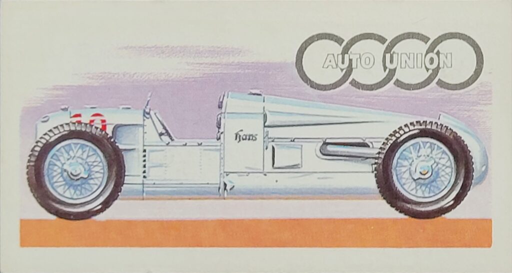 1968 Brooke Bond Tea 
"History of the Motor Car" 
Card #37