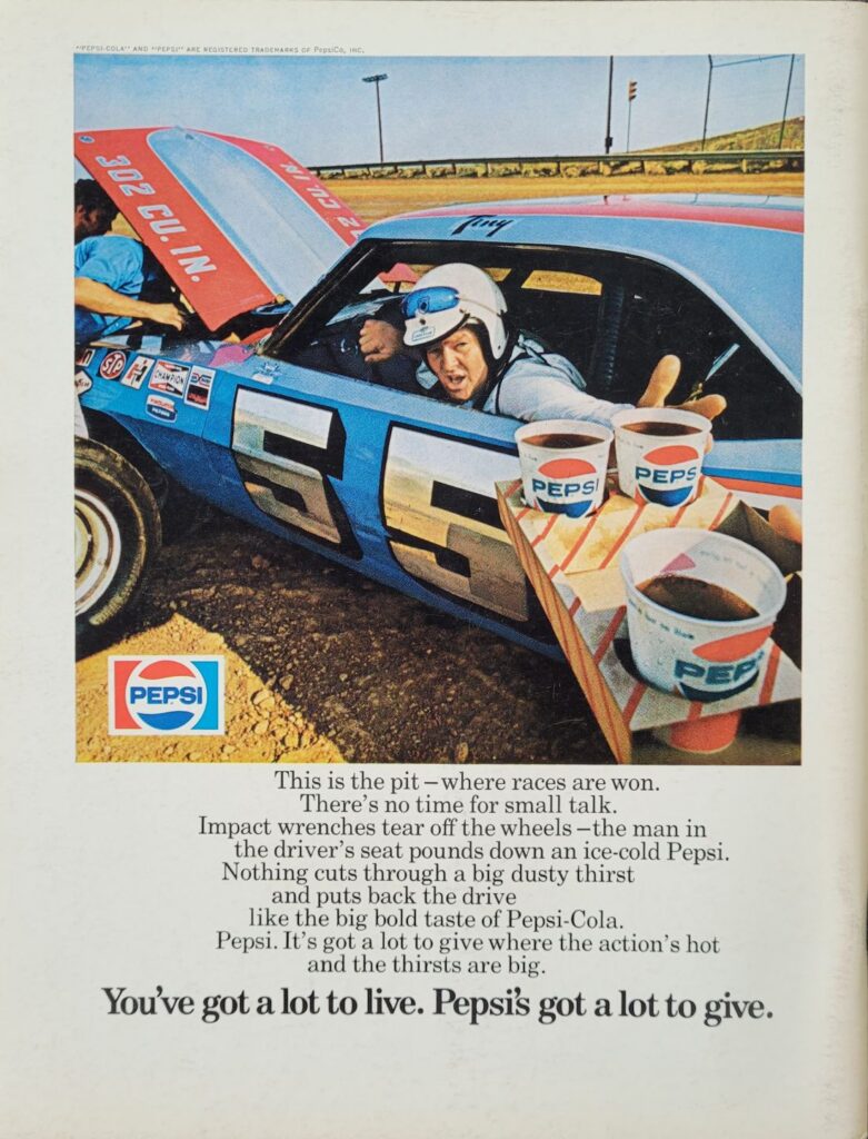 1974 NASCAR Dover Mason-Dixon 500 Program Back Cover
