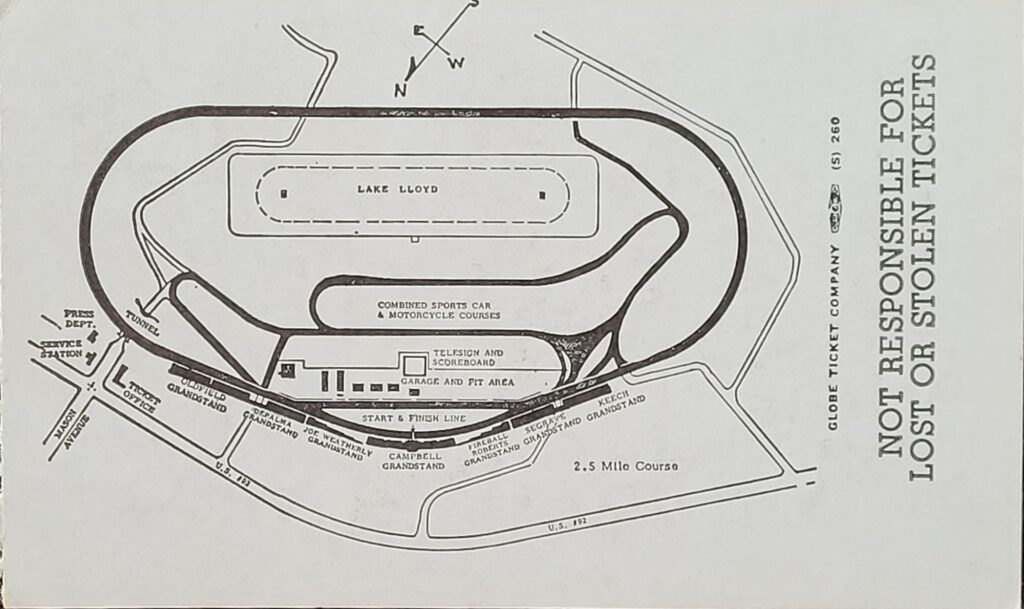 1975 NASCAR Daytona 500 Ticket Stub Back