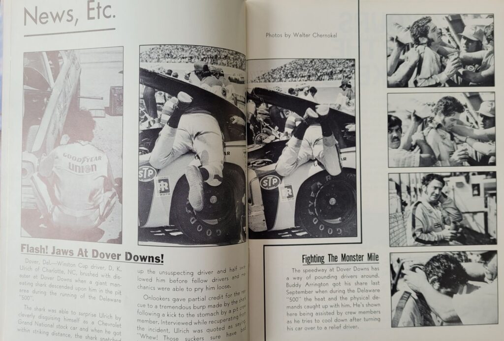 1978 NASCAR Dover Mason-Dixon 500 Program - Monster Mile.