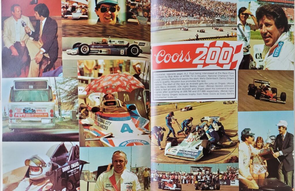 1978 USAC Texas World Texas Grand Prix Program - Photos
