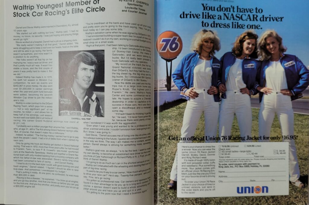 1979 NASCAR Dover Mason-Dixon 500 Program - Darrell Waltrip.