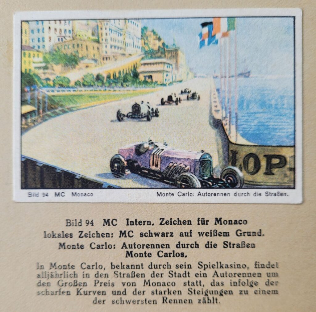 1932 Abdulla (DE) Im Auto Mit Durch Die Welt - Monaco