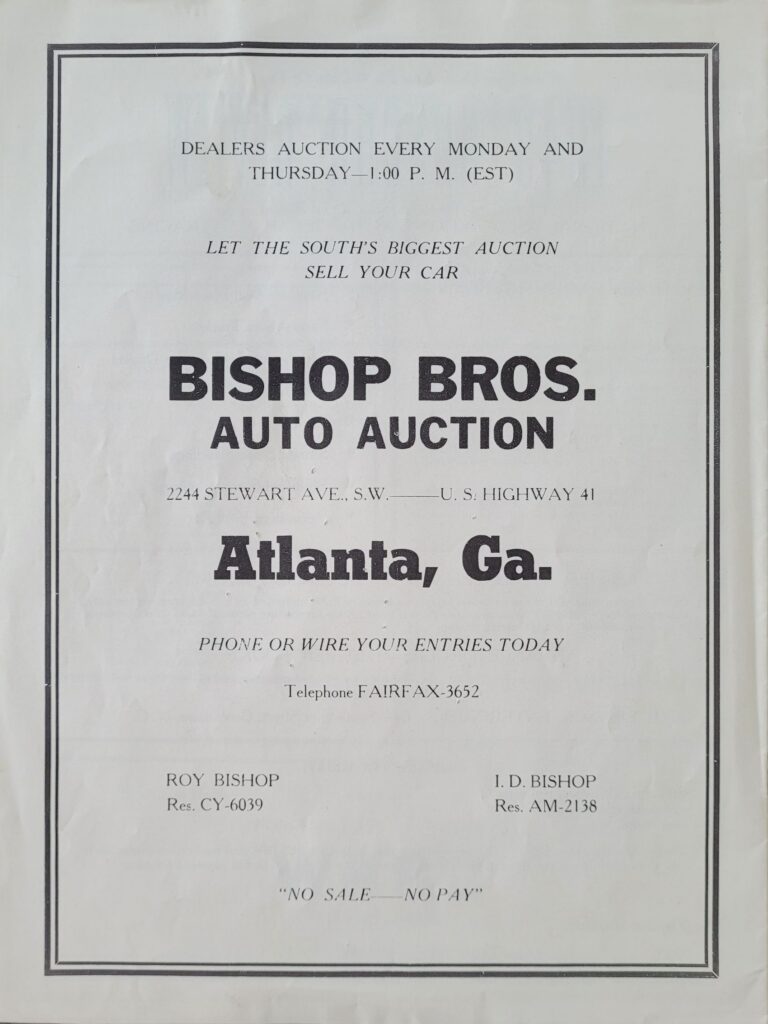 1949 NASCAR North Wilkesboro Wilkes 200 Program (Reprint) Back Cover