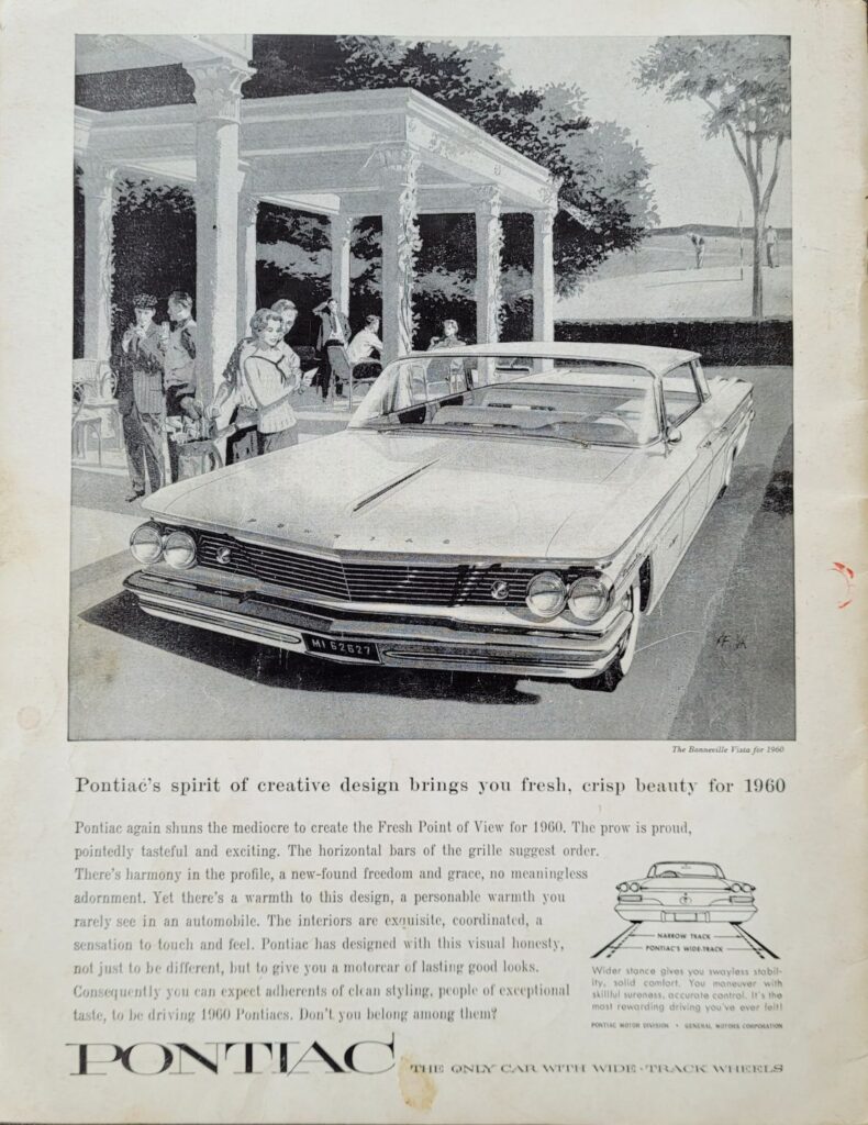 1959 NASCAR North Wilkesboro Wilkes 160 Program Back Cover.