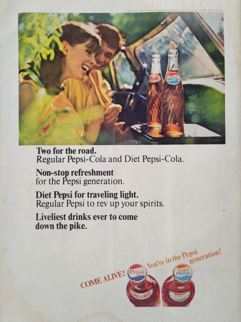 1966 NASCAR Atlanta 500 Program Back Cover