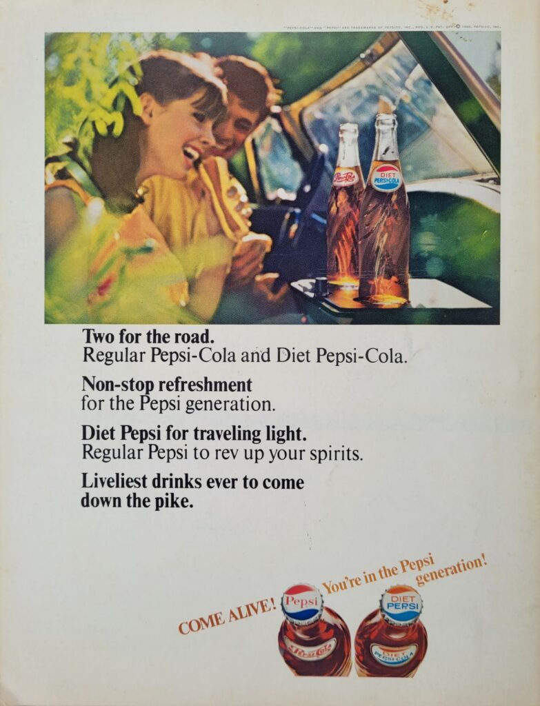 1966 NASCAR Bristol Volunteer 500 Program Back Cover