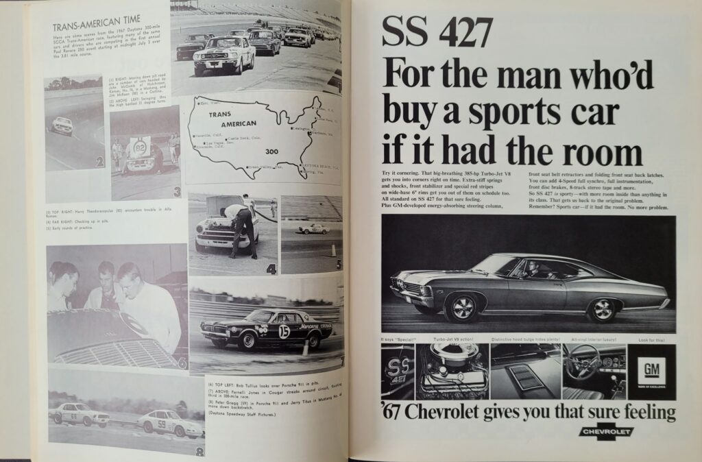 1967 NASCAR Daytona Firecracker 400 Program - Trans Am Photos.