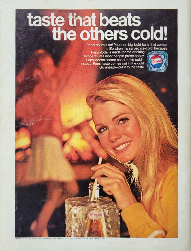 1968 NASCAR Atlanta Dixie 500 Program Back Cover